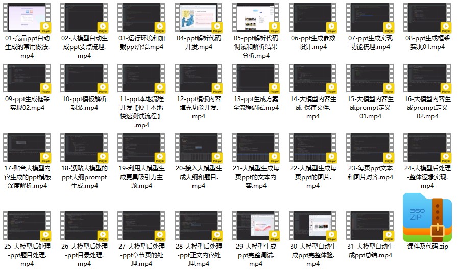 从零基础实现大模型驱动的PPT自动生成课程指南插图